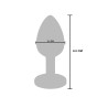 Buttocks TOYJOY Plug vibrant The Glider M 7.4 x 3.4cm